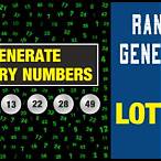 random lottery numbers